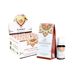 Pure Sandalwood Aroma Oil Goloka Collection 10 ml Pack of 12