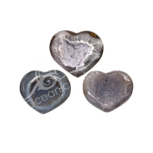 Agate with Druse Heart