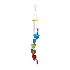 Agate Chakra Heart Wind Chime/Mobile