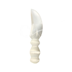 Selenite Athame 6"