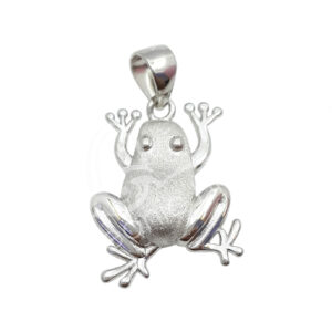 Frog Sterling Silver Pendant