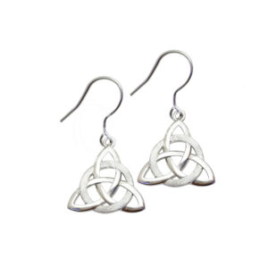 Triquetra Sterling Silver Earrings
