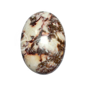 Polished Pink Porcelain Jasper Palm Stone