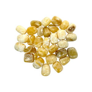 Yellow Calcite Tumbled Stones