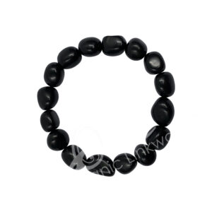 Jet Tumbled Stones Bracelet
