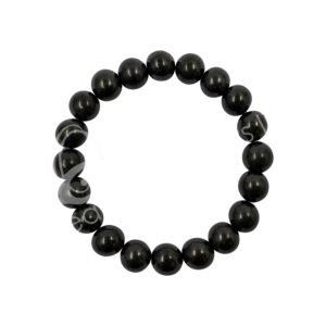 Shungite Large Beads Bracelet