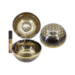 Handmade Flower of life Design Singing Bowl