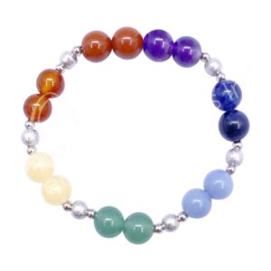BRACELET - CHAKRA DUO (8-8.5 MM) 7.15-7.25"