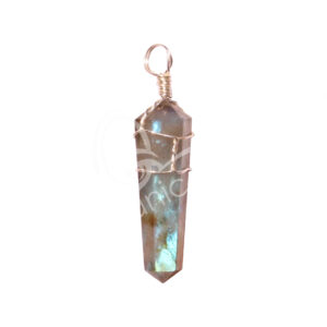 Labradorite Wire Wrap Pendant (Pack of 5)