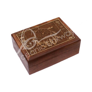 Acacia Wood Laser Engraved Dreamcatcher Box