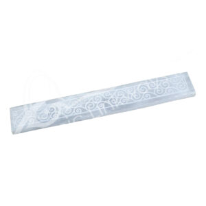 Selenite with Spirals Design Incense Holder