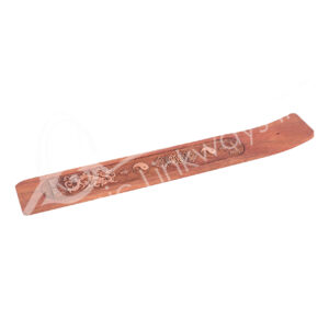 Laser Engraved Dragon Acacia Wood Incense Holder (Pack of 3)