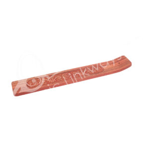 Laser Engraved OM Acacia Wood Incense Holder (Pack of 3)