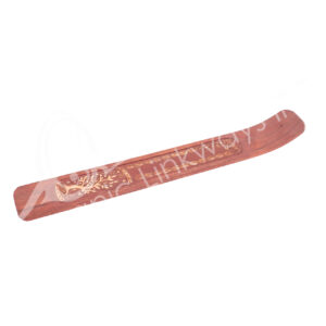 Laser Engraved Tree of Life Acacia Wood Incense Holder (Pack of 3)