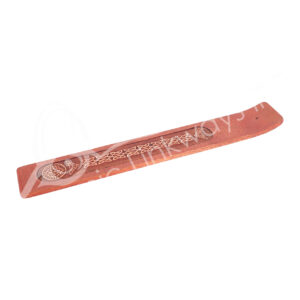Laser Engraved Celtic Knot Acacia Wood Incense Holder (Pack of 3)