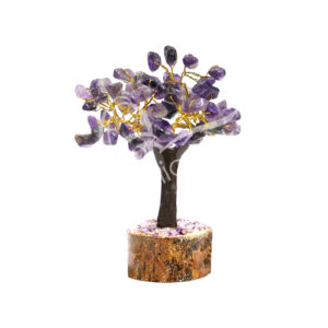 Amethyst 60 Beads Gem Tree 4.5-5"