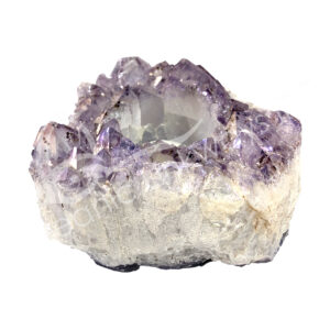 Amethyst Plated AB Druse Tealight Holder
