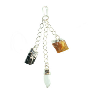 Protection Tri-Stone pendant 2.5-2.75"