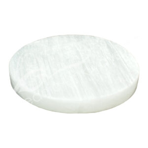 Round Selenite Charger Plaque
