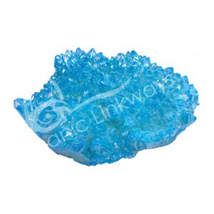 Crystal Quartz Plated Aqua Aura Druse
