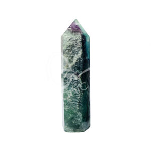 Fluorite Obelisk with 5 Polished Sides and One Natural