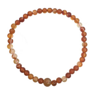 Bracelet Brown & Red Agate