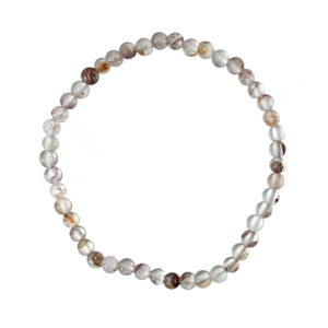 Dendritic Agate Bracelet (4-4.5 mm Beads)