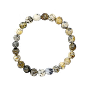 Dendritic Opal Bracelet 8-8.5 mm 7.15-7.25"