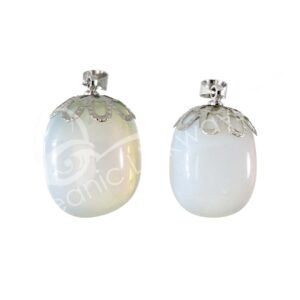 (CLOSE OUT) PENDANT - TUMBLED STONE OPALITE (PK 20) 0.75-1"