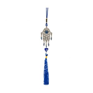 Hand of Fatima Evil Eye Hanging with Tassel