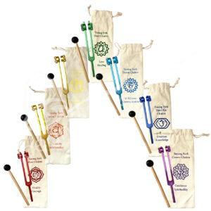 TUNING FORK - CHAKRAS TUNED STARTER KIT (SET OF 7) 7.5-8.5"L