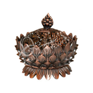Lotus Brass Copper Antique Incense Holder
