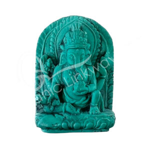 Figurine Turquoise Powder Ganesha