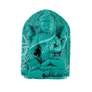 Turquoise Powder Eternal Prosperity/Lakshmi Figurine
