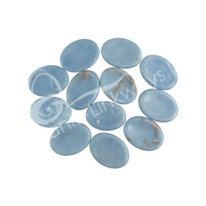 Polished Angelite Worry Stones