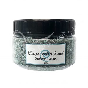 Chrysocolla Release Fear Stone Sand