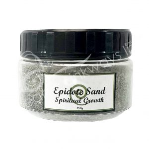 STONE SAND - EPIDOTE/SPIRITUAL GROWTH 2.5''DIA X 1.8''H