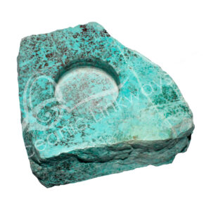 Inca Turquoise Top Polished Tealight Holder
