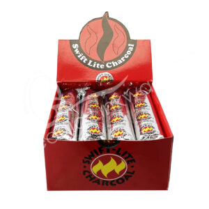 Swift Life Charcoal (Box of 8 Packs of 10 Rolls)