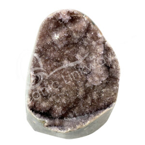 GEODE - AMETHYST, RAINBOW URUGUAYAN CUT BASE POLISHED (ITTT) 3-6"