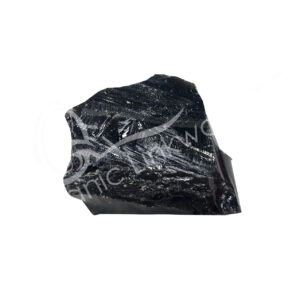 Medium Rough Black Obsidian