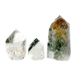 Polished Crystal Quartz with Inclusions Obelisk