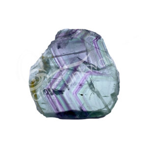 Polished Fluorite with Natural Sides Slice