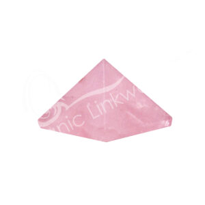 Polished Rose Quartz Pyramid