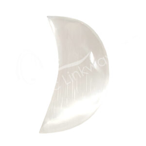 Polished Selenite Puffed Moon