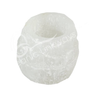 Selenite Iceberg-Shaped Tealight Holder