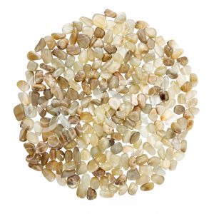 White Moonstone Tumbled Stones