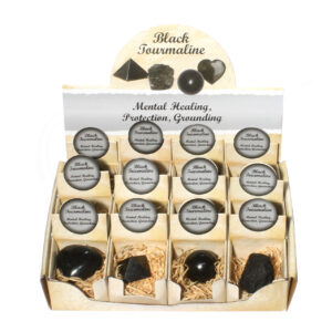 Black Tourmaline Pop-Up Display Box Set of 12