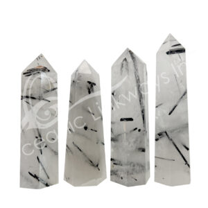 Polished Rutilated Quartz A 6 Sides Obelisk