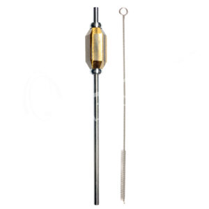 Tiger Eye Stainless Steel Straw